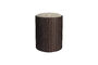 Miniature Pouf avec rangement en teck brun Bay Détouré