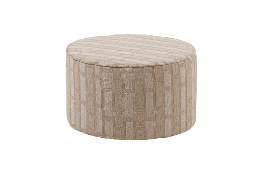 Voir la fiche produit pouf bas chenille naturel/beige Sarli Pouf bas chenille naturel/beige Sarli