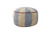 Miniature Pouf capitonné Ø44 cm en coton multicolore Charoline 1