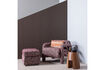 Miniatura Pouf con motivo 40x60x50 cm Tessuto Bordeaux Lou 2