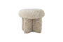Miniature Pouf D43xH39 cm en polyester naturel Frikka Détouré