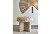 Miniature Pouf D43xH39 cm in nature polyester Frikka 3
