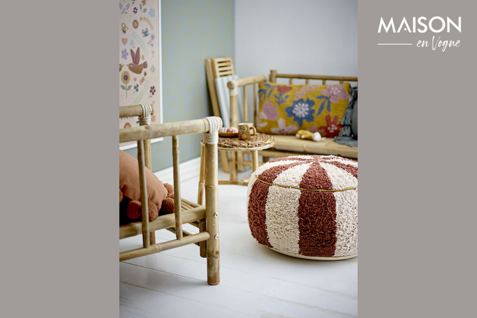 Charoline Pouf von Bloomingville MINI ist der perfekte kleine Hocker für jedes Kinderzimmer