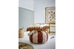 Miniatura Pouf D44xH26 cm in cotone marrone Charoline 2