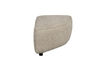 Miniature Pouf élément droit en tissu beige Hunter 5