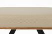 Miniature Pouf en cuir PU beige Frie 8