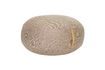 Miniature Pouf en laine marron Mochi 1