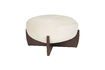 Miniature Pouf en Tissu Beige Emilius 6