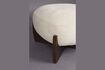 Miniature Pouf en Tissu Beige Emilius 4