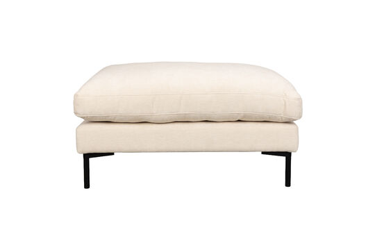 Pouf en tissu beige Summer Détouré
