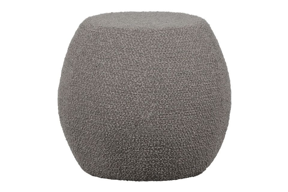 Pouf en tissu gris clair Bubble Vtwonen