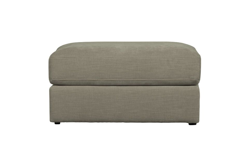 Pouf en tissu gris clair Family Vtwonen