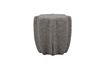 Miniature Pouf en tissu gris clair Star 4