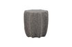 Miniature Pouf en tissu gris clair Star 1