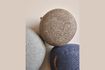 Miniature Pouf en tissu gris Kubu 2