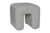 Miniature Pouf en tissu gris Sculpture 1