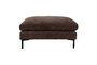 Miniature Pouf en tissu marron foncé Summer Détouré