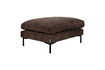 Miniature Pouf en tissu marron foncé Summer 2