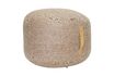 Miniature Pouf en tissu marron Kubu 2