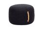 Miniature Pouf en tissu noir Kubu Détouré