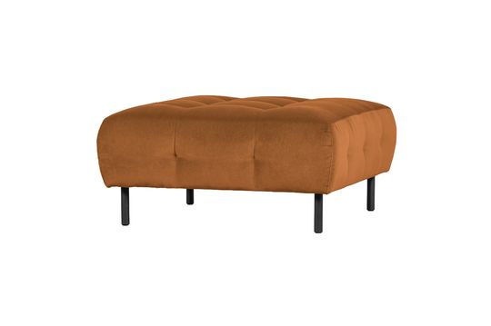 Pouf en velour cinnamon Lloyd