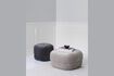 Miniature Pouf en velours gris Circus 3