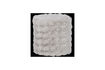 Miniature Pouf haut en tissu duveteux Naturel OLVEN 1