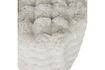 Miniature Pouf high fluffy fabric Natural OLVEN 4