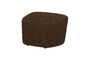Miniature Pouf hocker 41x62 cm marron chiné LOFTY Détouré
