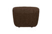 Miniature Pouf hocker 41x62 cm marron chiné LOFTY 2