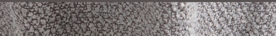 Material Details Pouf in light grey fabric Star