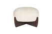 Miniatura Pouf in tessuto beige Emilius 7