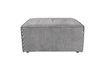 Miniature Pouf James Rib gris froid 1