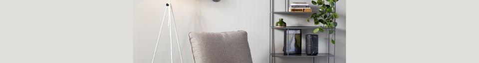 Mise en avant matière Pouf Lazy Sack gris clair