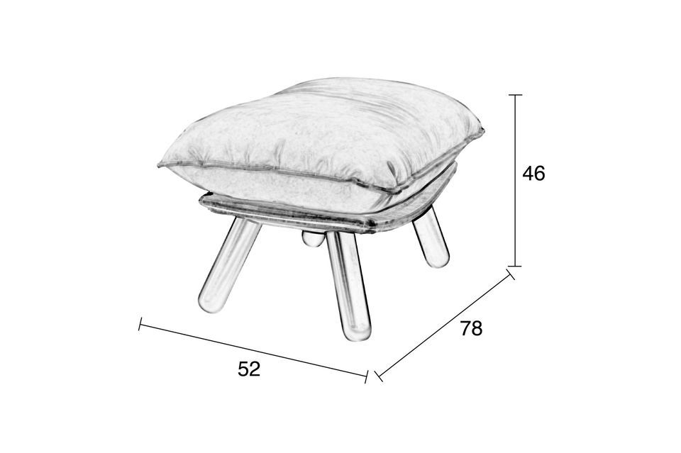 Pouf Lazy Slack Li Marron - 5