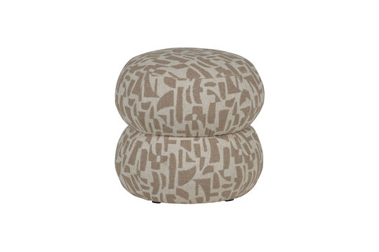 Voir la fiche produit pouf Motif Graphique Sable Anic Pouf Motif Graphique Sable Anic