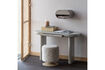 Miniature Pouf pivotant bouclé beige Islen 3