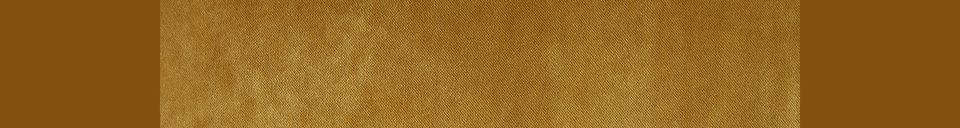 Mise en avant matière Pouf rétro Vez coloris ocre