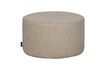 Miniature Pouf rond blanc cassé Sara 1