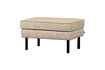 Miniature Pouf sur pieds bouclé beige RODEO 2