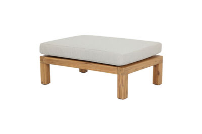 Pouf/Table d'appoint de jardin 40x90x60 bois d'acacia naturel Relax