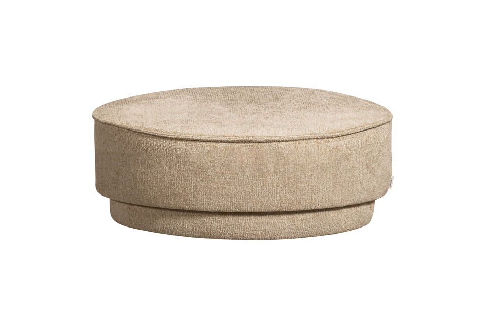 Pouf XL Chenille Mélange Naturel PEARL Vtwonen