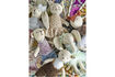 Miniature Poupées lot de 6 en coton et lin multicolores Animal friends 5