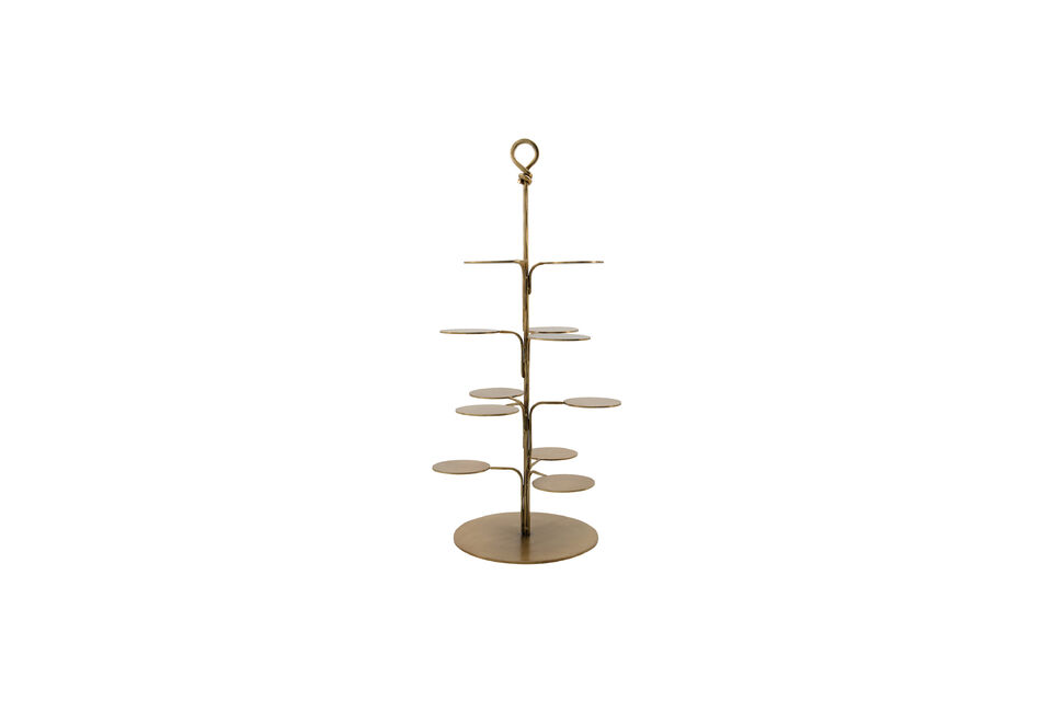 Présentoir H 40 cm Acier Laiton Antique Seny House Doctor
