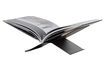 Miniature Présentoir horizontal pour livres en métal nir Brook 4