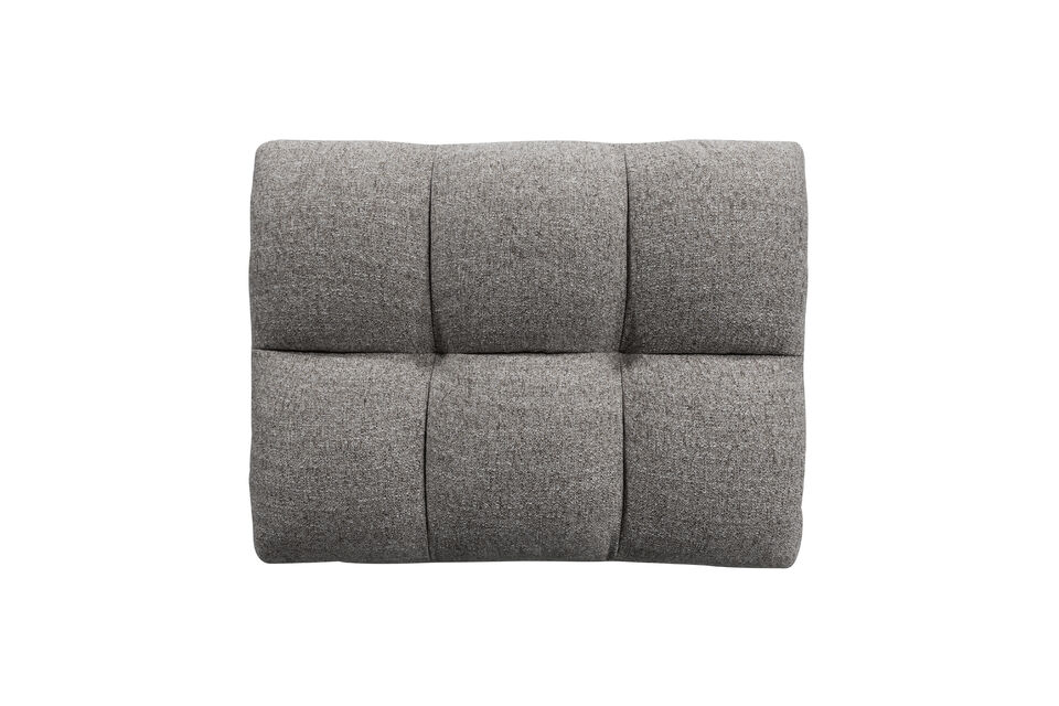 Hocker ludique Un design luxueux et unique Recouvert d\'un tissu grossier H 48 cm x L 99 cm x P 69