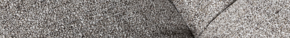 Descriptivo Materiales Puf 100x70 cm Tejido Marrón Melange Allure