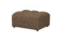 Miniatura Puf 48x100 cm Tejido Marrón Oscuro Jaspeado ALLURE Clipped