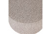 Miniatura Puf bajo Ø60 cm tejido natural jaspeado Sara 4