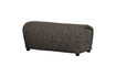 Miniatura Puf de tejido gris jaspeado Baggy 1